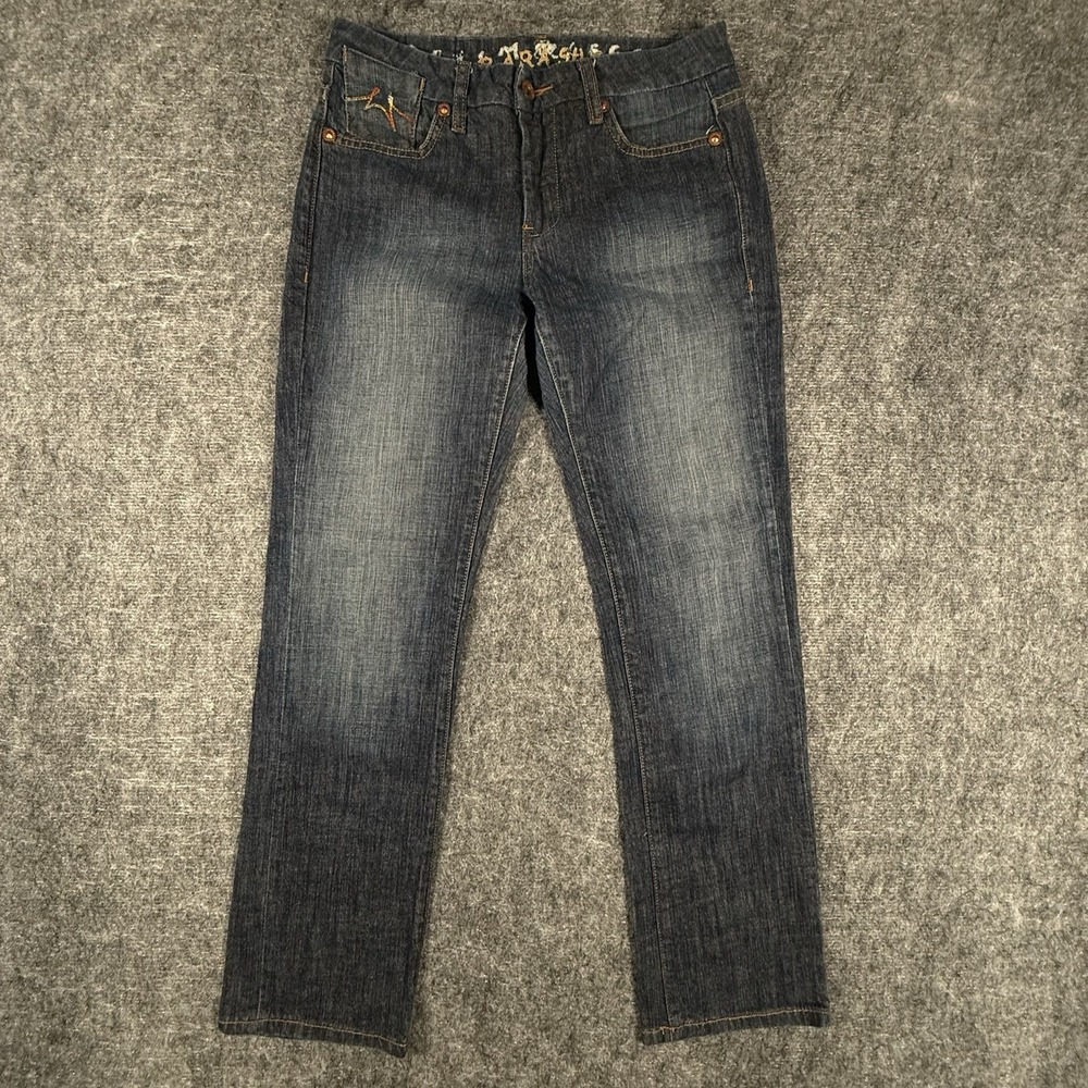 Parasuco Jeans Women's 28x29 Blue Low Rise Straight Stretch Y2K Denim 8063KKX